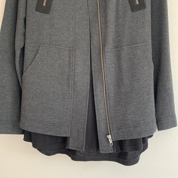 Cabi 3184 Love Carol Modern Mesh Back Grey Jacket - Picture 7 of 11